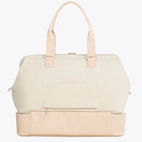 BEIS The Weekender Bag Beige NWT - Picture 3 of 7